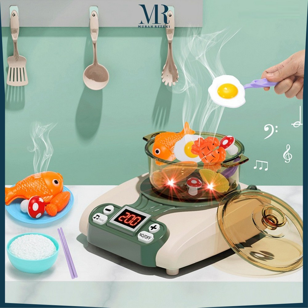 Mainan Anak Perempuan Set KOMPOR UAP / Mainan Kitchen Set Simulasi Mainan Dapur Anak Impor MR M152