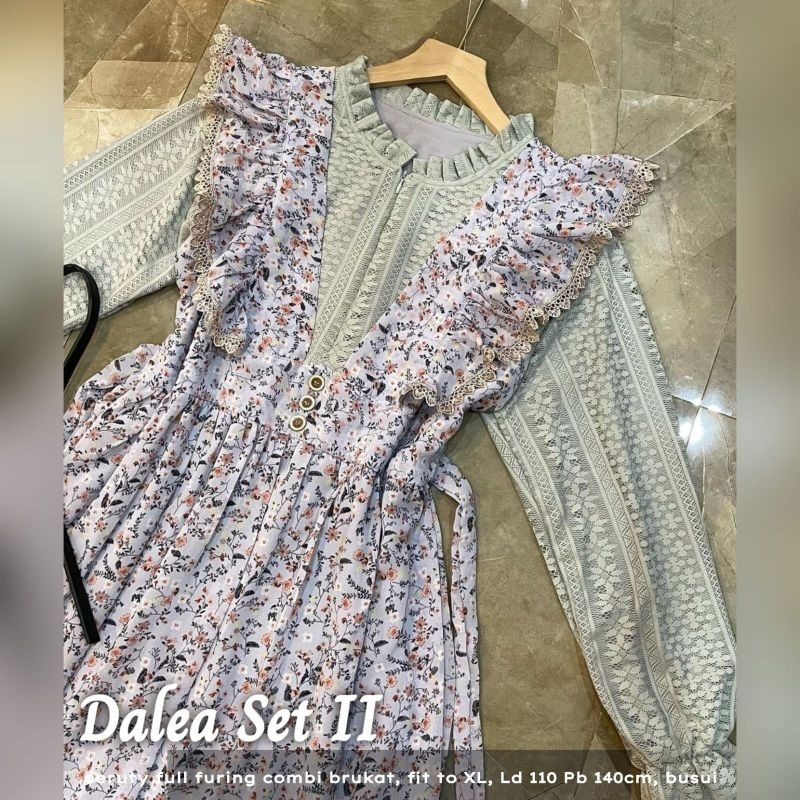 SL DALEA LACE DRESS MOTIF BUNGA