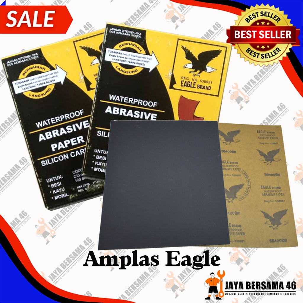 Eagle Amplas Duco / Amplas Kertas / Amplas Duco Mebel / Amplas Cat Duco Mobil / Amplas Pasir / Ampla