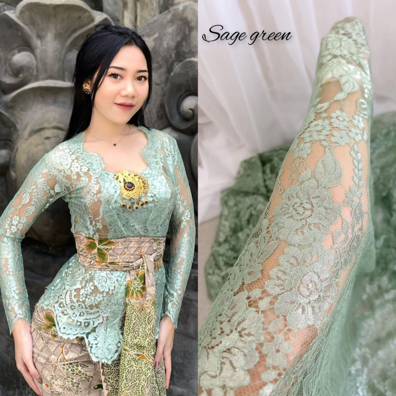 metalik ysl laminate (bahan kebaya?