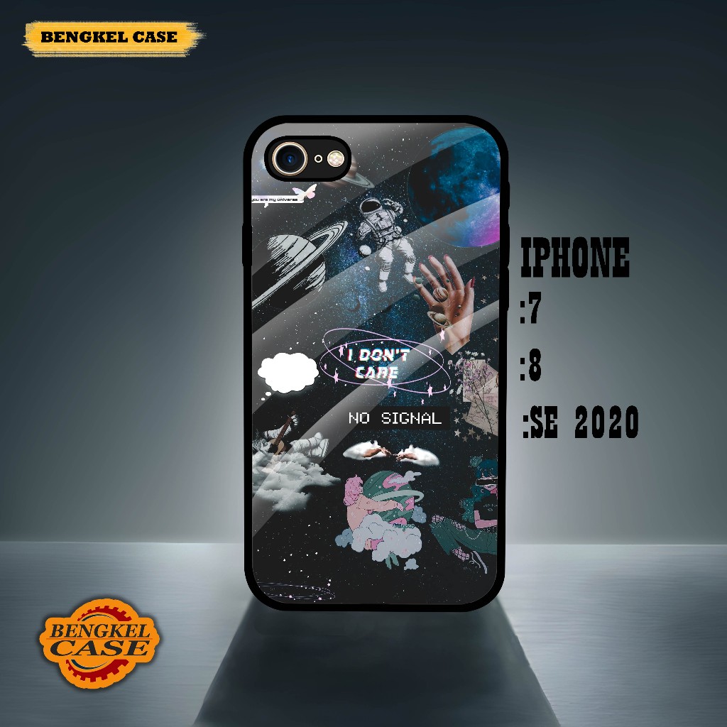 [BS38] Case Kilau Iphone 7 | 8 | SE 2020 | Casing Hp Glossy I Softcase Hardcase Keren | Pelindung Hp