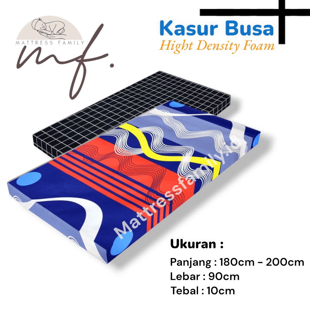 Promo Kasur Lantai Busa High Density 200×90×10 Anti Kempes Untuk 1 Orang