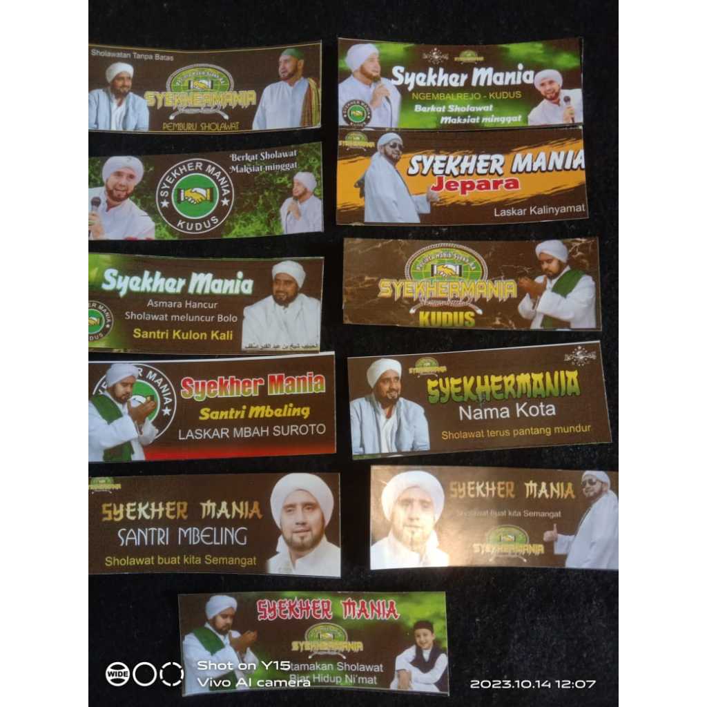 

stiker syekhermania/habib syeh/pecinta habib syech/syekher mania