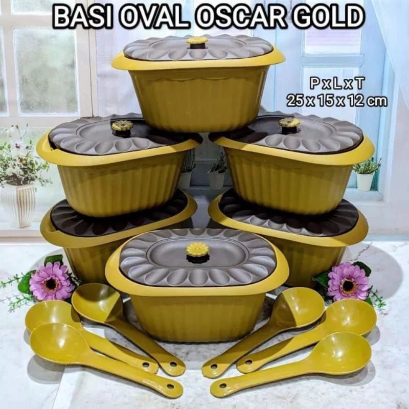 L-AYUCRAFT Basi oval prasmanan set