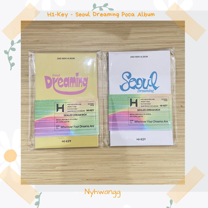 H1-KEY - SEOUL DREAMING POCA ALBUM VER [ready stock]