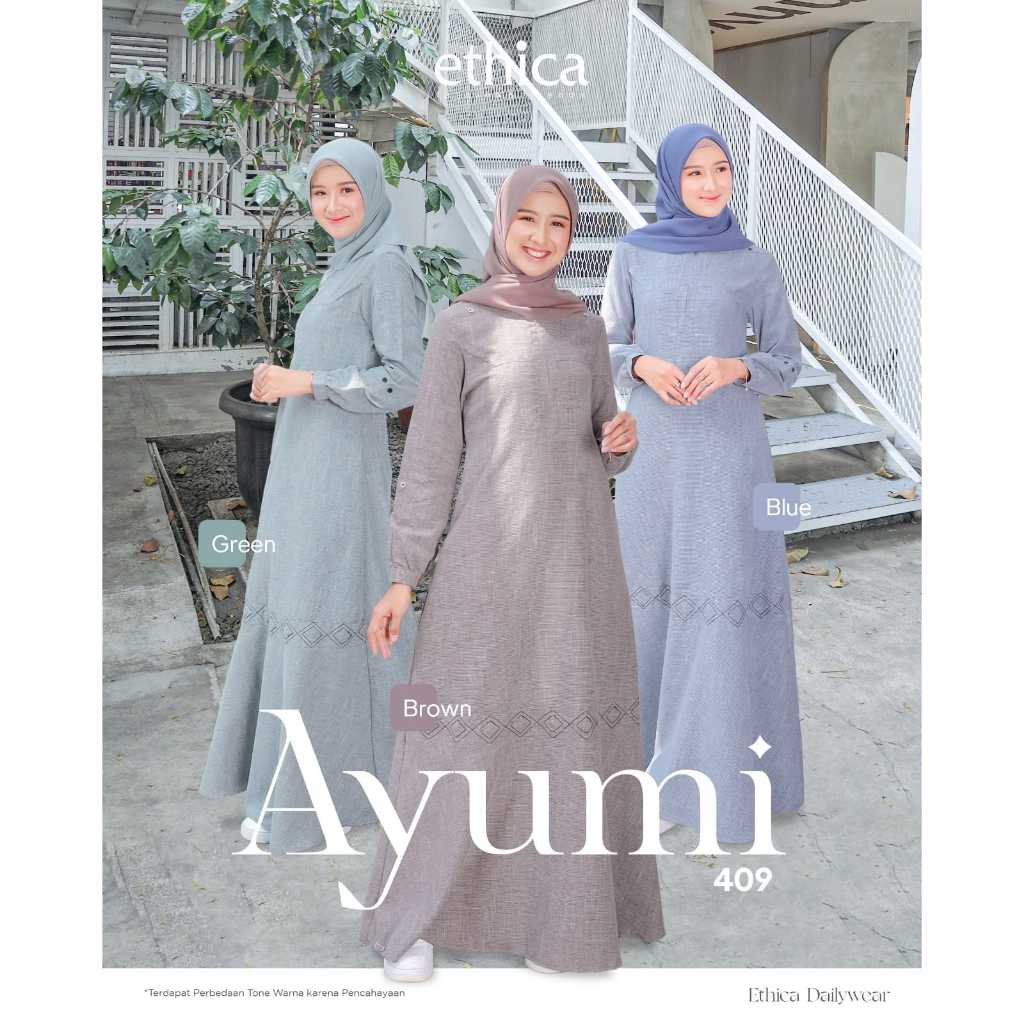 GAMIS WANITA GAMIS BUSUI GAMIS ETHICA AYUMI 409 NEW ARRIVAL