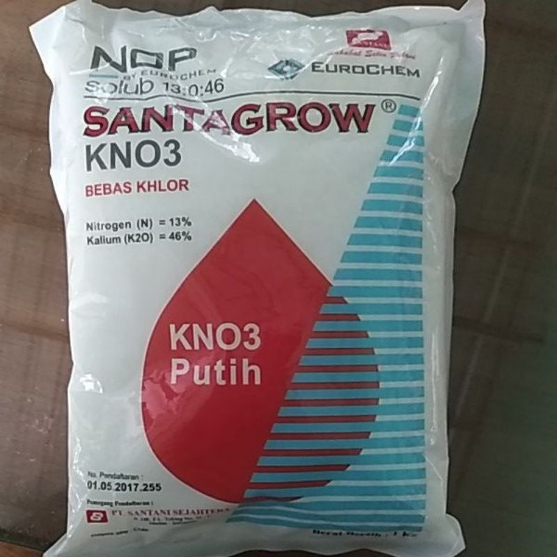 Pupuk Santagrow KNO3 putih 1Kg Original 100% Termurah dan Terbaik