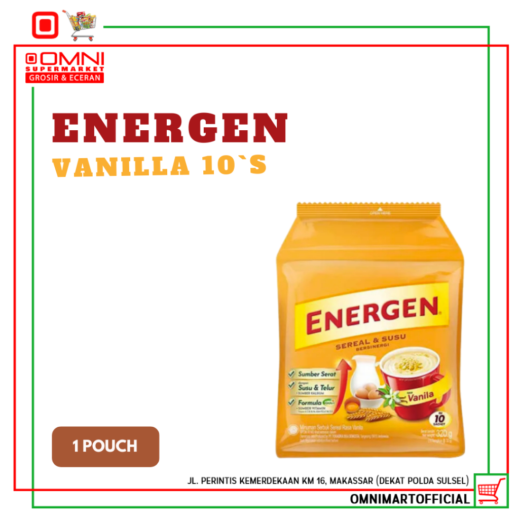 

ENERGEN VANILA POCH 10 'SACHETS