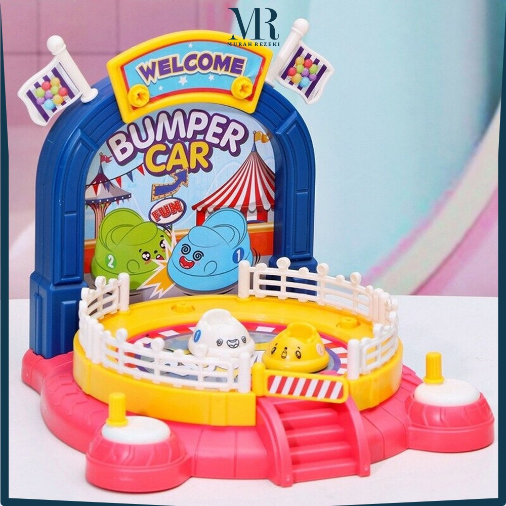 Mainan Mobil Mobilan Amusement Park Bombomcar Playset / Mainan DIY Anak / Mainan Anak Bumper Car Toy