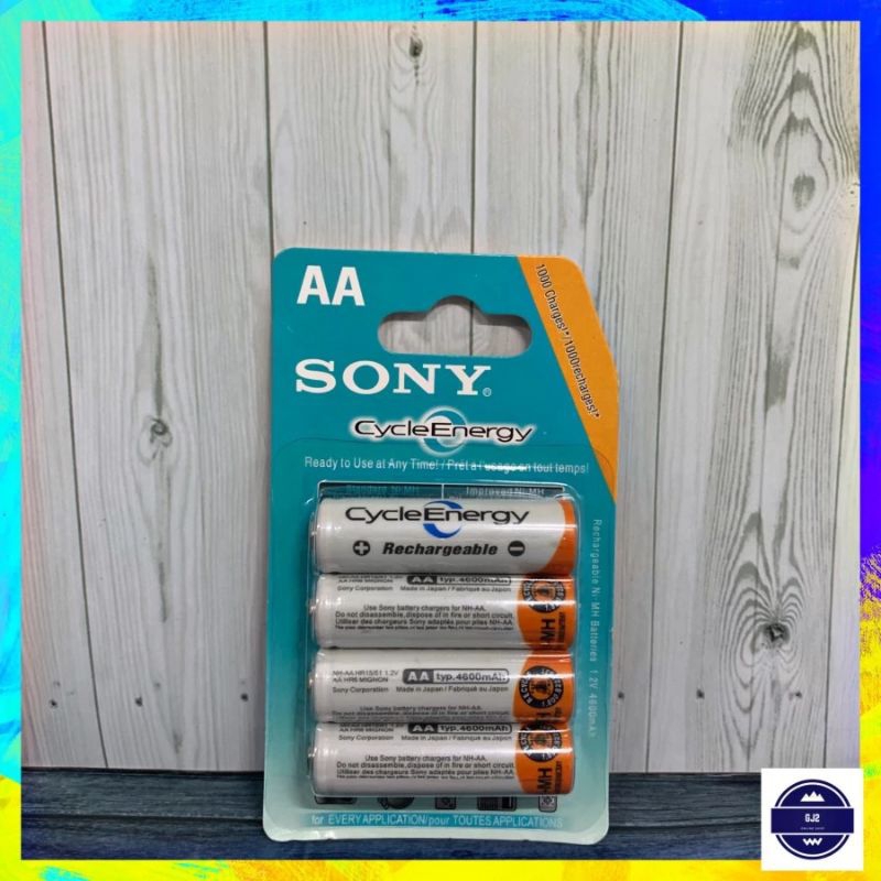 Baterai Charger SONY 4600mah isi 4 - Battery Batre Cas Sony
