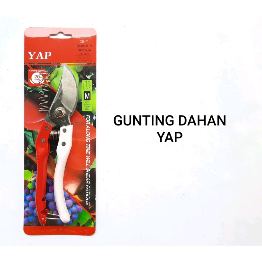 Gunting Dahan Tanaman/Gunting Ranting/Gunting Buah 8" YAP