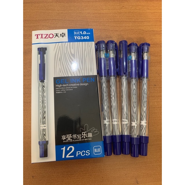 

Bolpen gel Tizo TG 340 Biru / Pulpen Tizo Satuan