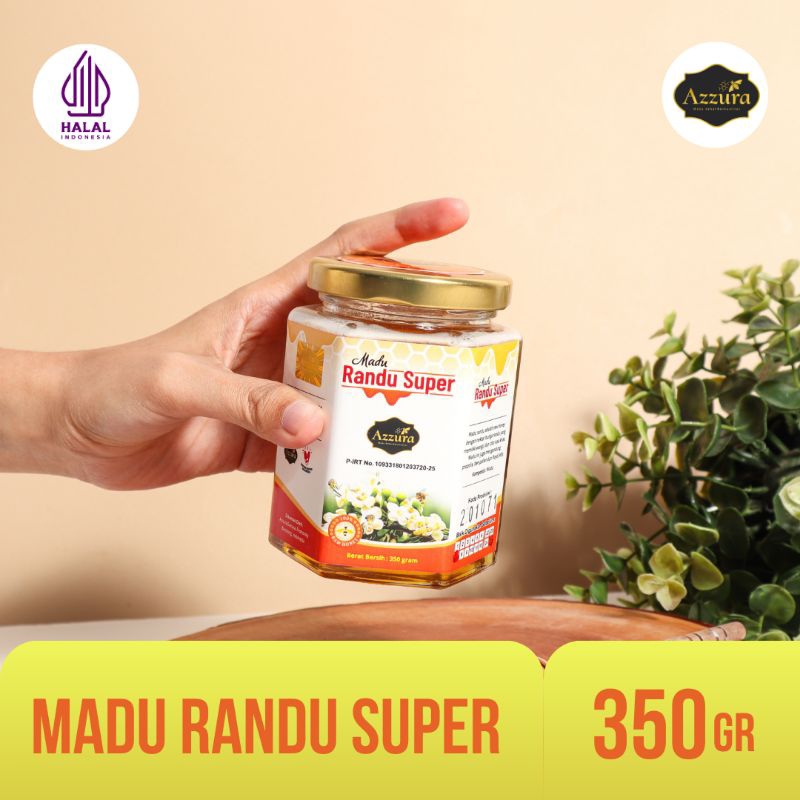 

Azzura - Madu Murni Nektar Randu 100% Asli Madu Bunga Randu 350 Gr