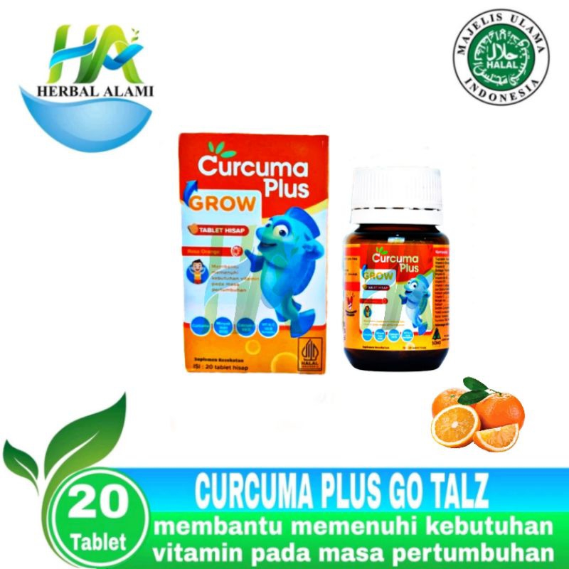 Curcuma Plus GO TALZ rasa Jeruk-Tablet Hisap