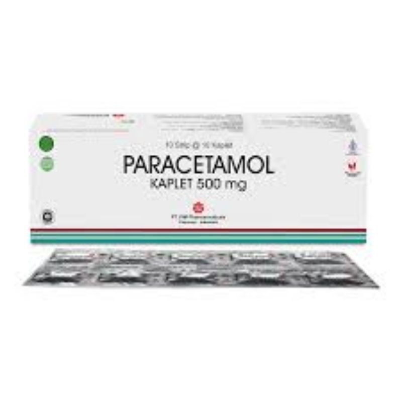 PARACETAMOL 500 MG 1 STRIP 10 KAPLET