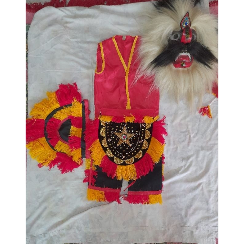 Set rompi embong mote bintang bujang ganong anak dan dewasa / set rompi ganong tanggung embong bordi