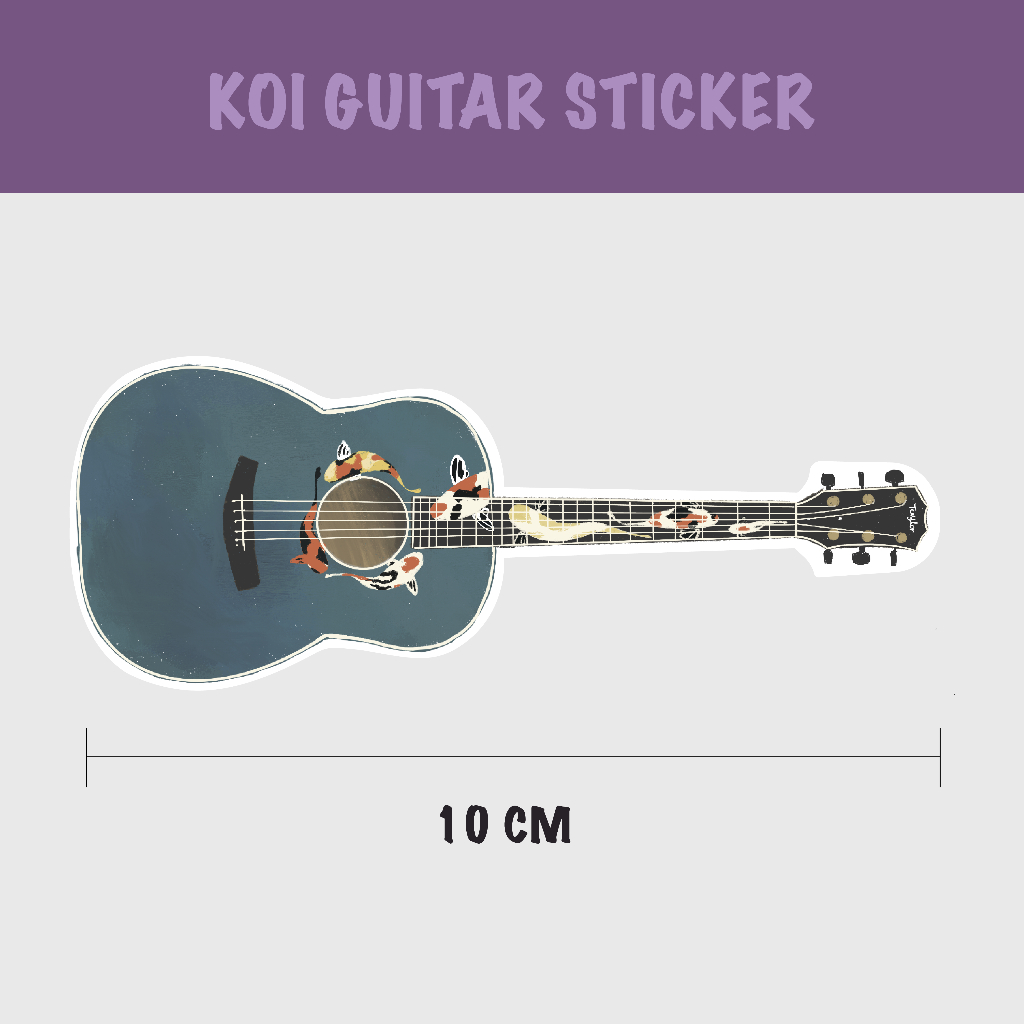 

Sticker Gitar Koi Speak Now Taylor Swift