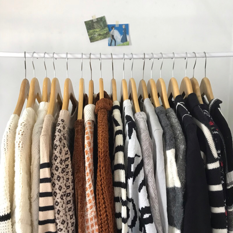 Knitwear Cute // Knit crop // Cardigan Kepang Cable