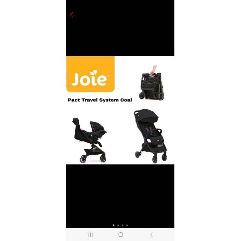 stroller joie meet pact travel system cabin