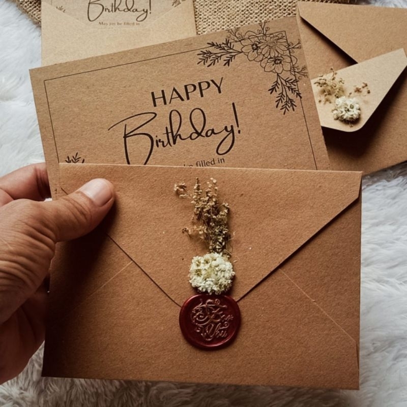 AMPLOP DAN KARTU UCAPAN VINTAGE/AMPLOP AESTHETIC