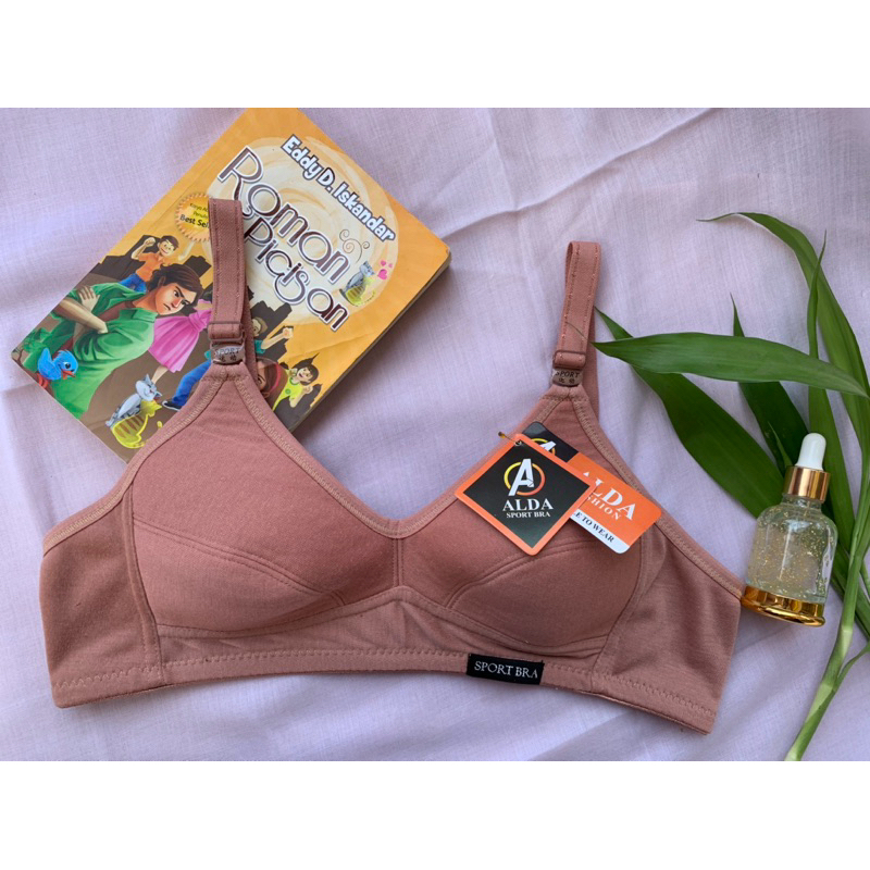 Paket Bundling ISI 6pcs BH Sport Bra Alda tanpa kawat tanpa busa Termurah ternyaman // ALDA SPORT BR