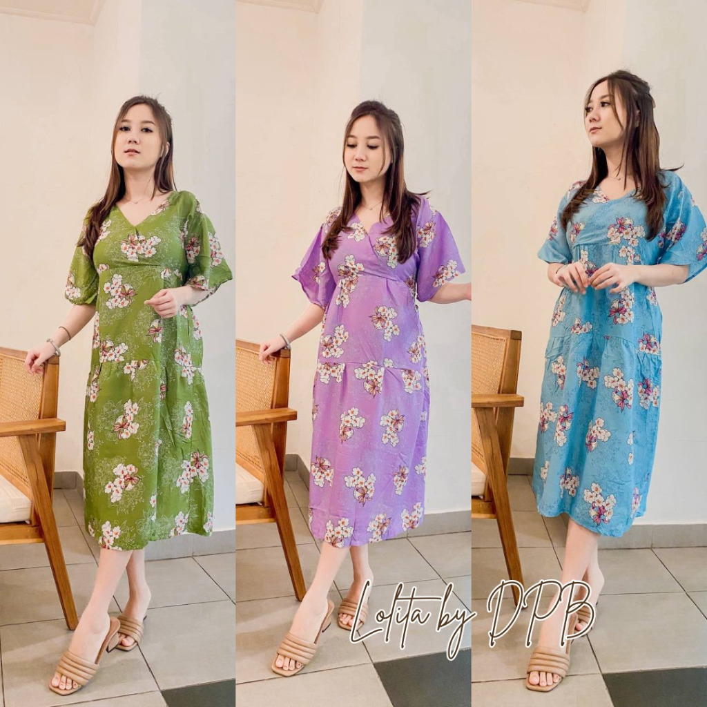 Daster Putri Bali - Lolita Daster Bali Pendek