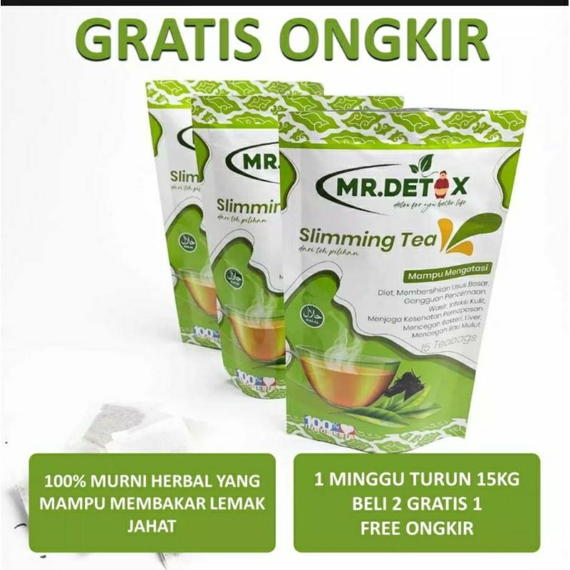 Elumor slimming tea penurun berat badan dan lemak