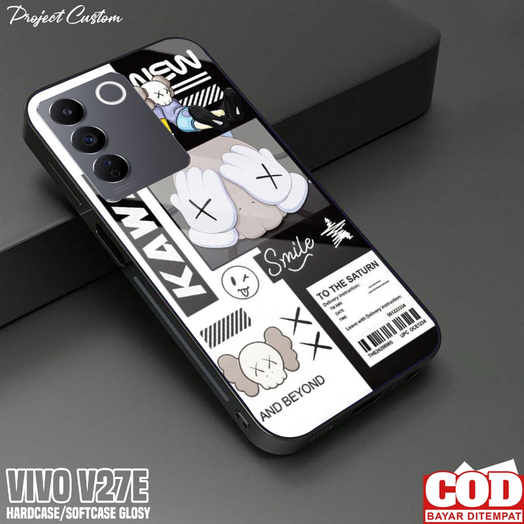 Case VIVO V27E - Casing Hp VIVO V27E Terbaru ( AES ) Silikon VIVO V27E - Softcase Glass VIVO V27E - 