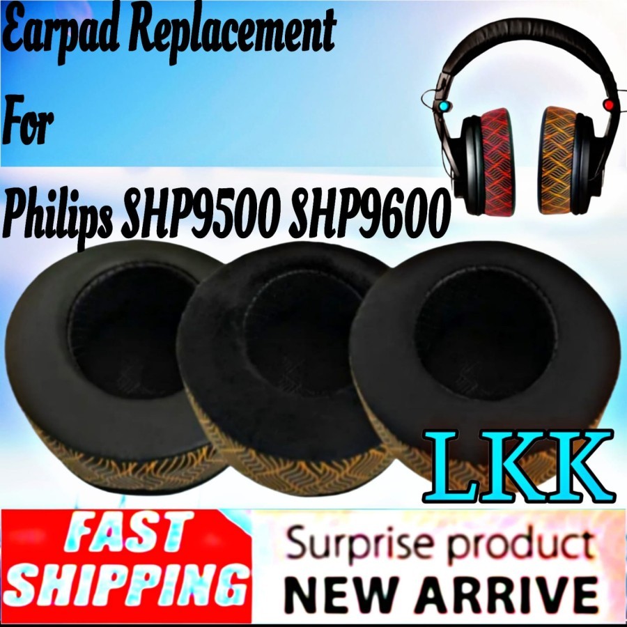 Bantalan Earcup Earpad Foam Philips SHP9500 SHP9600 SHP 9500 9600