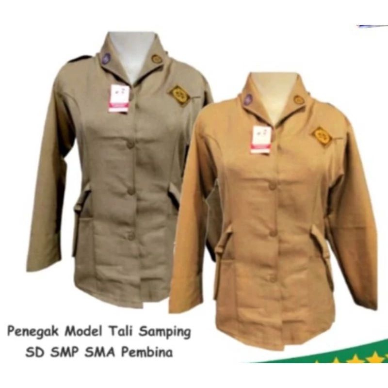 seragam pramuka lengan panjang SMP/baju pramuka panjang  SD SMP SMA