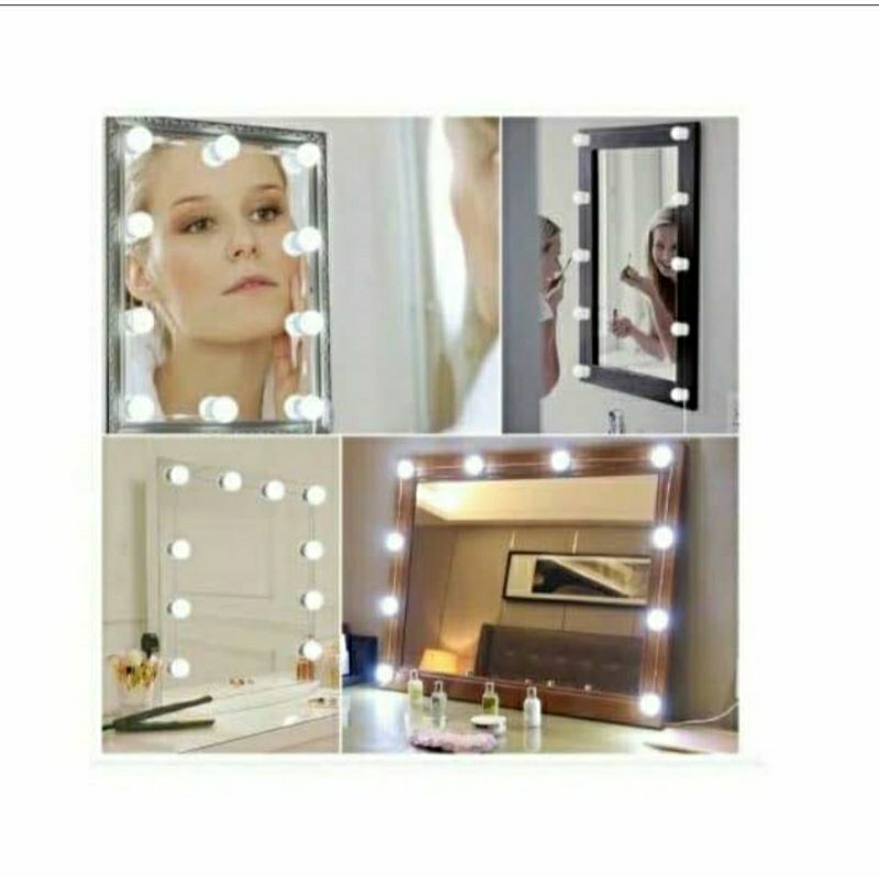 lampu LED kaca rias make up