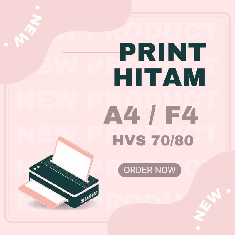 

Print Cetak Hitam Putih Dokumen Buku HVS A4 F4 70 80 100 gsm
