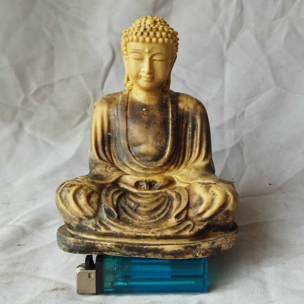 Vintage Buddha Patung Budha Fiber untuk Hiasan Rumah