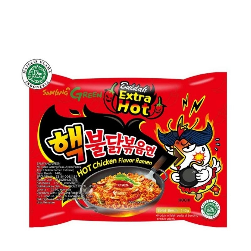 

SAMYANG Mie InstanHot Chicken Ramen Buldak Extra Hot 140 g