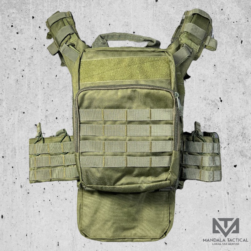 RJ5 Body vest nakula Hijau/ Bodyvest hijau Rompi hijau nakula / Bodyvest hijau BODY VEST TNI /
