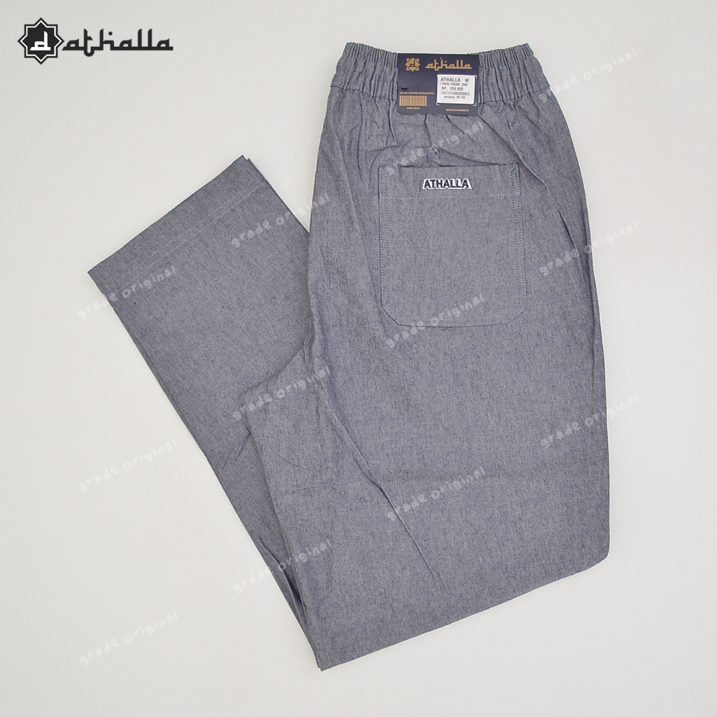 Celana Sirwal Pria Dewasa Sholat Muslim Panjang Jumbo Premium Cingkrang 7/8 Kerja Kantor Santai Pang