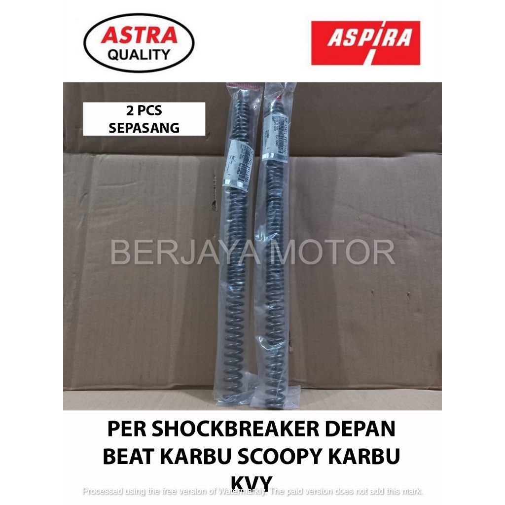 PER SHOCKBREAKER DEPAN BEAT KARBU KVY SEPASANG 2 PCS ASPIRA ORIGINAL