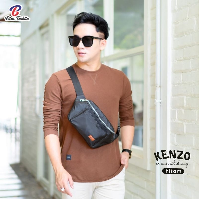 WAISTBAG KENZO BY RATU BILQIS TAS COWOK TAS SELEMPANG BAHU PRIA KEREN