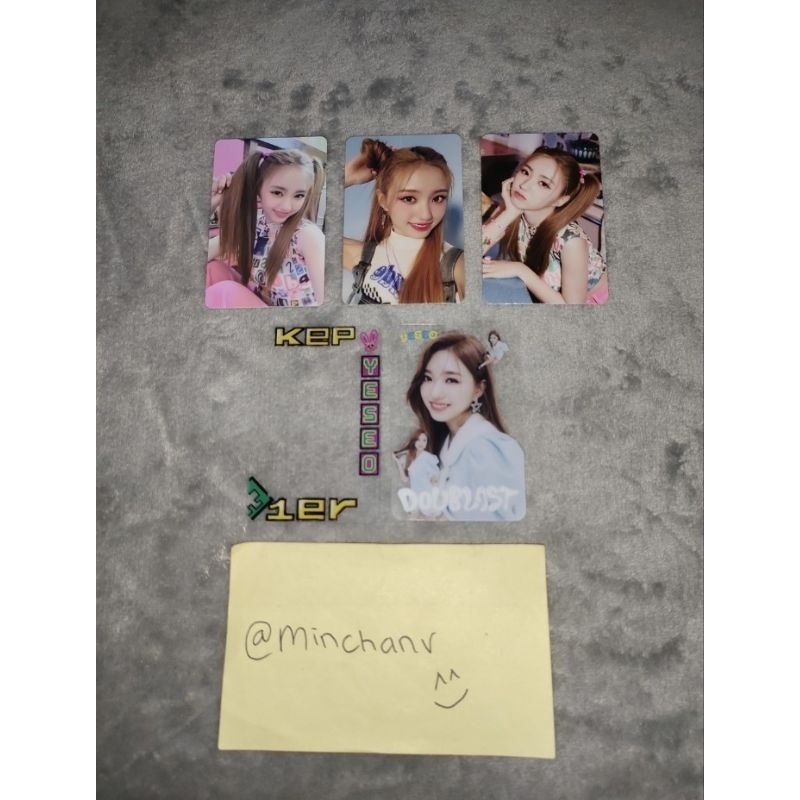 PHOTOCARD OFFICIAL YESEO KEP1ER DOUBLAST LUCKY DRAW LD MUSICART PREORDER BENEFIT MAKESTAR COLLECT BO