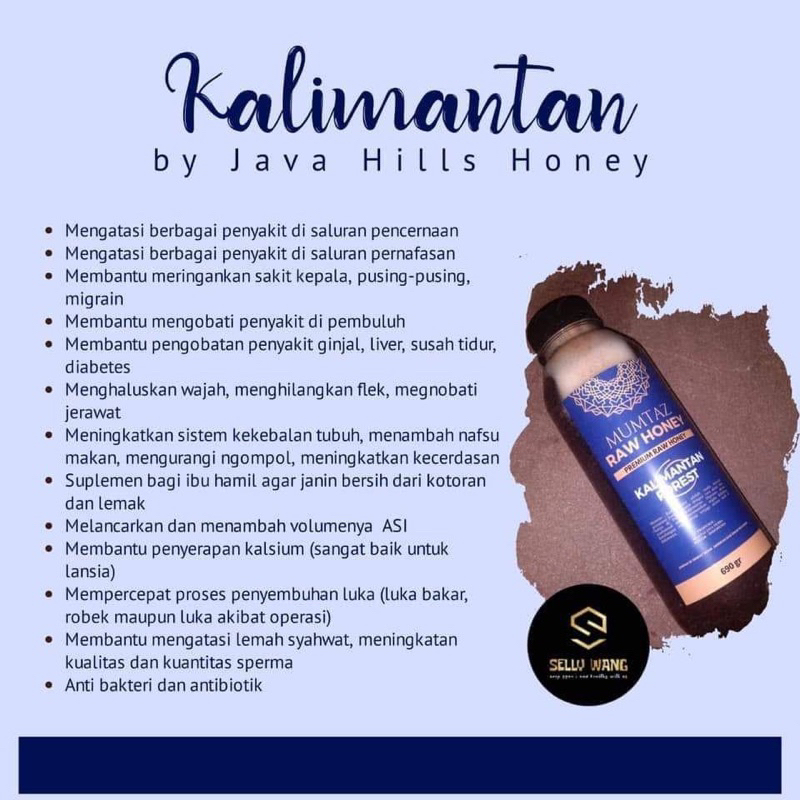 

Java Hills Honey premium - Madu Kalimantan