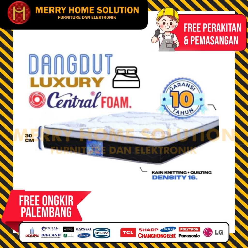 matras central springbed kasur busa central foam dangdut luxury kasur 180x200