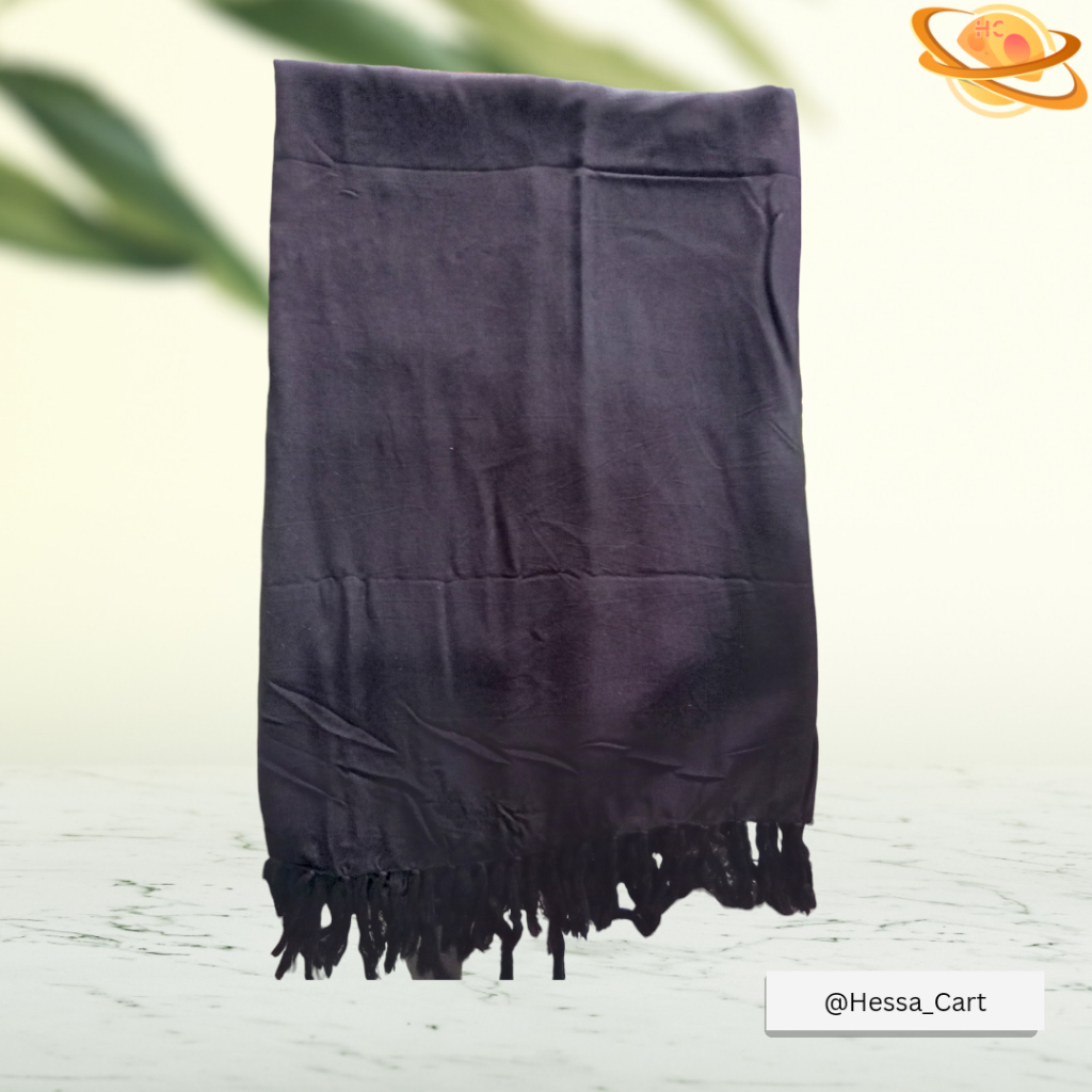 Sorban Polos Rida Polos Imamah Sorban Panjang Adem Sorban hitam polos ukuran 180 x 120 cm Sorban rid