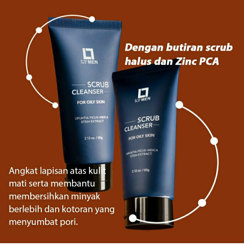 Lt Men scrub Cleanser for Oily Skin