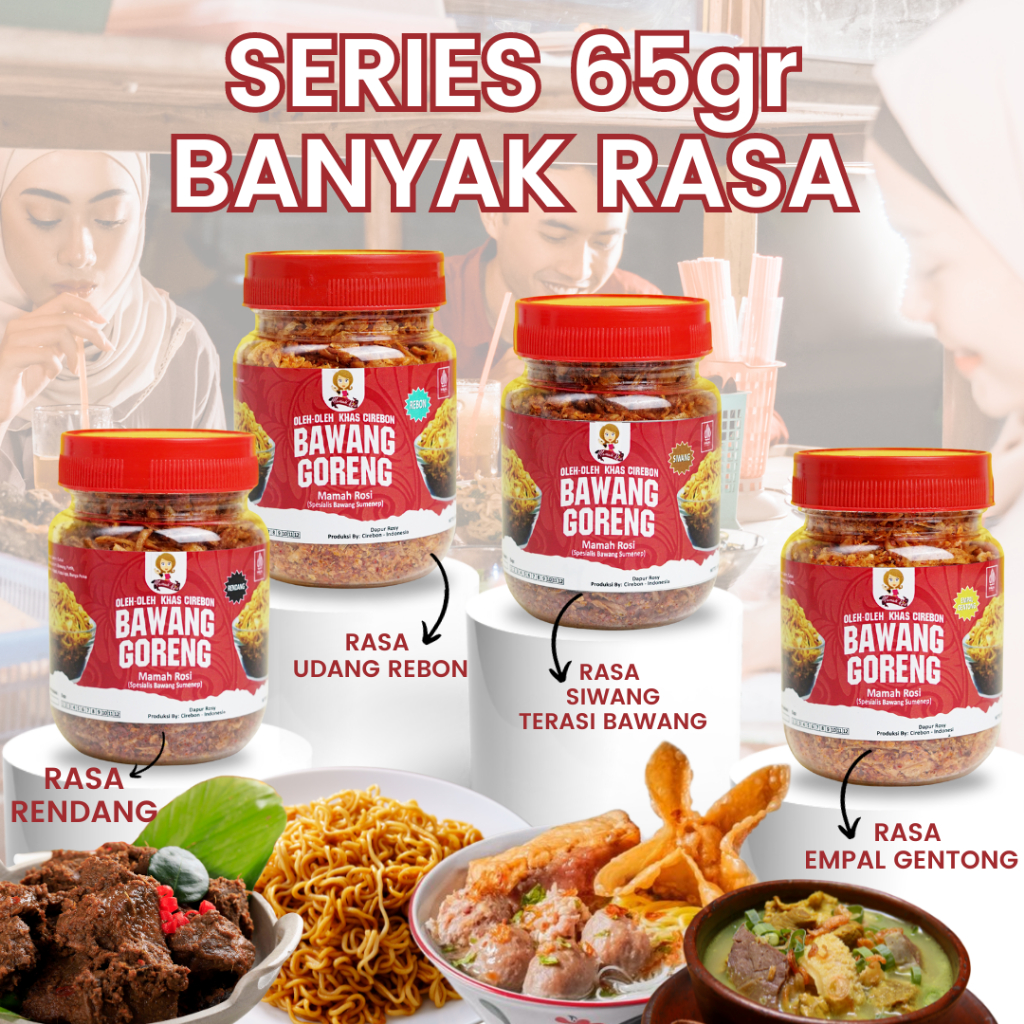 

Mamah Rosi Bawang Merah Goreng Asli Sumenep Tanpa Tepung 65gr