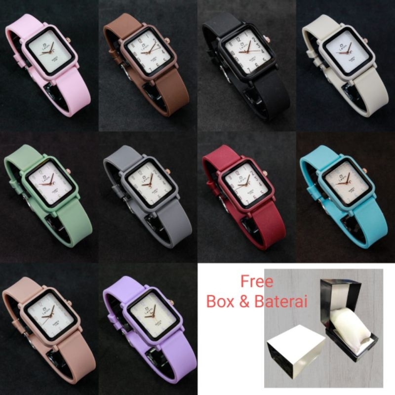 jam tangan karet Leivin LV-2105 Fashion Watch Original