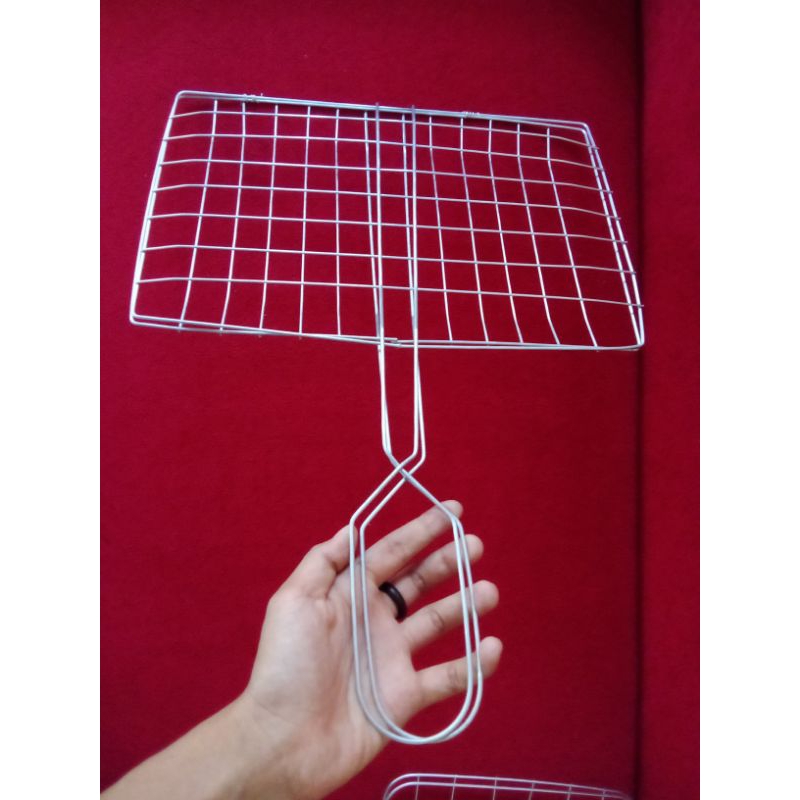 Panggangan jepit ikan BESAR TERUSAN/panggangan serbaguna/panggangan ayam