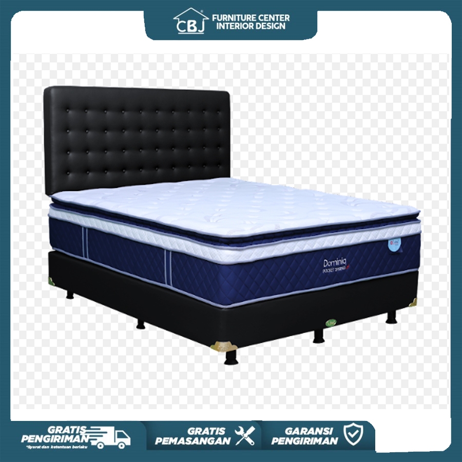 Central Kasur Springbed Deluxe Dominiq - Full Set