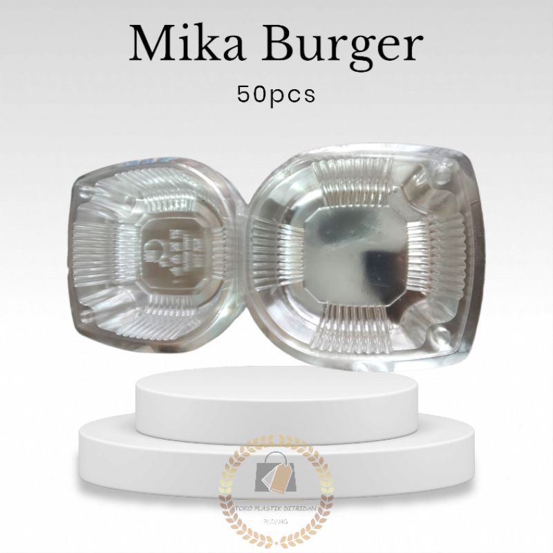 Mika Burger Mika Sandwitch Mika Plastik Burger