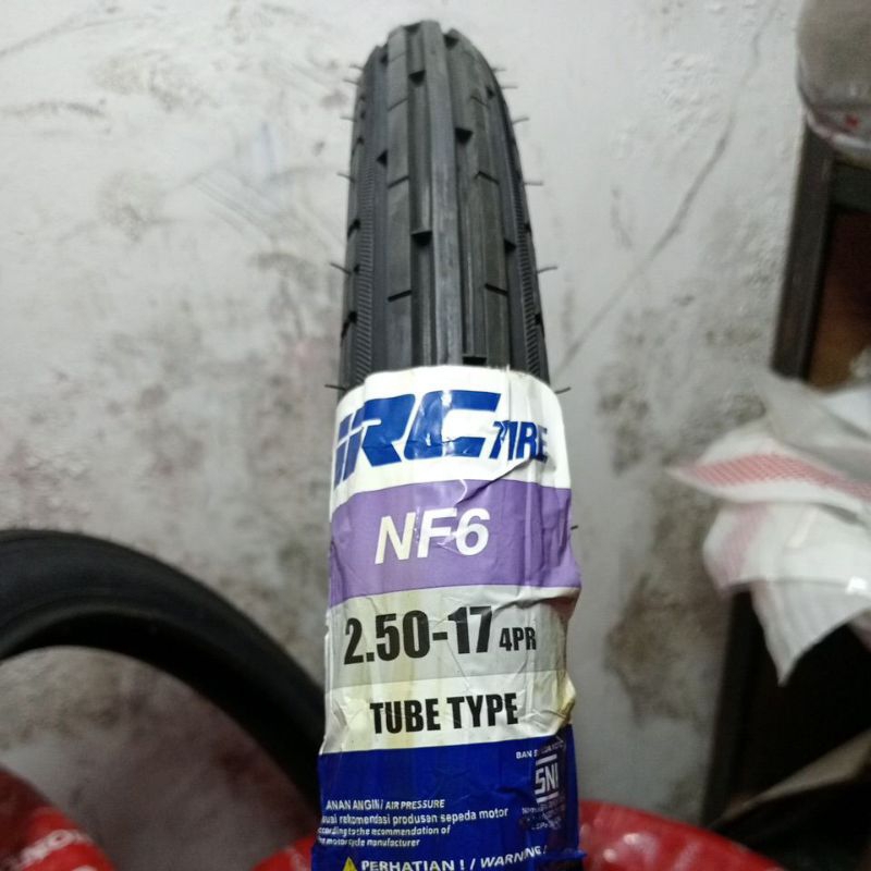 IRC 2.50-17 NF6 BAN LUAR IRC MOTOR TUBE TYPE RING 17 CLASSIC INOUE NF 6 250 TUBETYPE