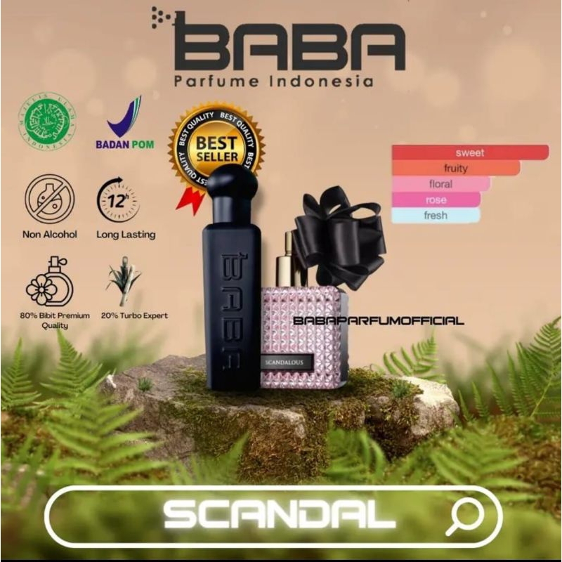 BABA PARFUM ORIGINAL BEST SELLER AROMA SCANDAL